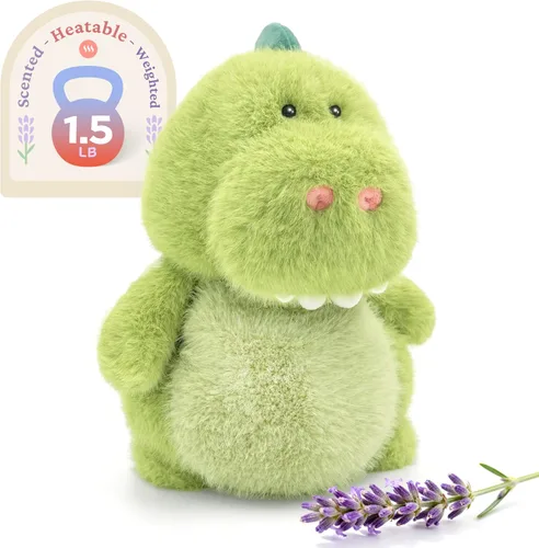 Vista 42 de IKASA Animal de peluche de pingüino para microondas, almohadilla térmica para mayor comodidad y calidez, calentable y refrigerable de 1.5 libras