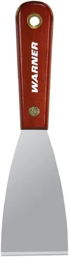 Vista 6 de Warner Manufacturing Warner Tool 627 Cuchillo de masilla Full Flex de 1-1/2", acero al carbono, mango de palisandro, multicolor