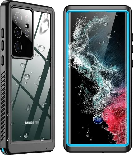 Vista 10 de SPIDERCASE para Samsung Galaxy S22 Ultra, funda impermeable con protector de pantalla incorporado, protección completa, resistente a los golpes