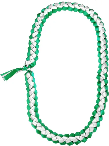 Vista 13 de PATIKIL Leis de graduación de 47 pulgadas, 1 cinta de graduación Leis para dinero de graduación, clase Leis, color brillante, bricolaje para Azul