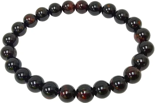 Vista 669 de Gem Avenue Handmade Round Bead Stretch Bracelet Unisex Natural Stone Beaded Jewelry for Men & Women, Elastic Wristband for Daily Wear