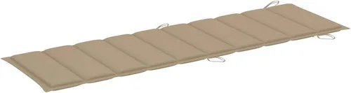 Vista 5 de Cojín para tumbona con almohada para la cabeza, cojines de asiento para exteriores para muebles de patio, sillas de descanso, tela (100% poliéster)