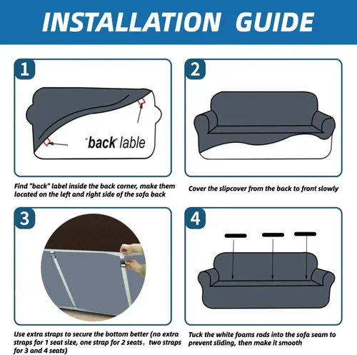 Vista 8 de XINEAGE Fundas elásticas nuevas para sillón 2025, 1 pieza, protector para silla de sala de estar, funda gruesa y suave con parte inferior elástica