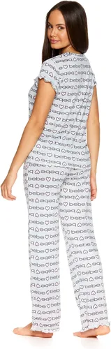 Vista 3 de bebe Conjunto de ropa de dormir de pijama y pantalones de descanso para mujer