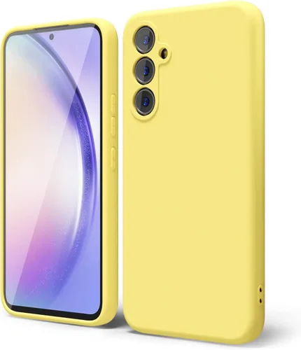 Vista 207 de oakxco Funda para teléfono Samsung Galaxy A12 con agarre de silicona líquida, linda delgada fina suave cubierta de gel de goma TPU lisa para mujeres