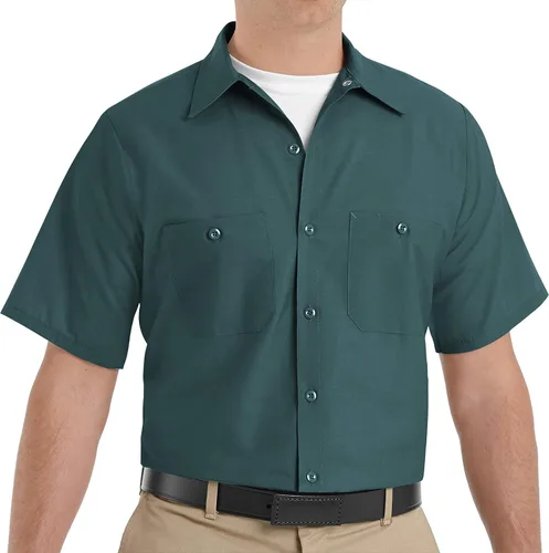 Vista 20 de Red Kap Camisa de uniforme de manga larga para hombre Negro