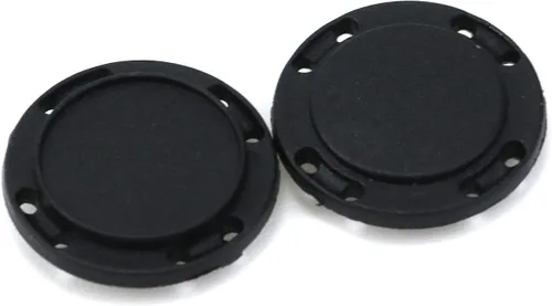 Vista 4 de 6 botones magnéticos para ropa ocultos, color negro, hebilla cortavientos de nailon para capa (0.87 pulgadas)
