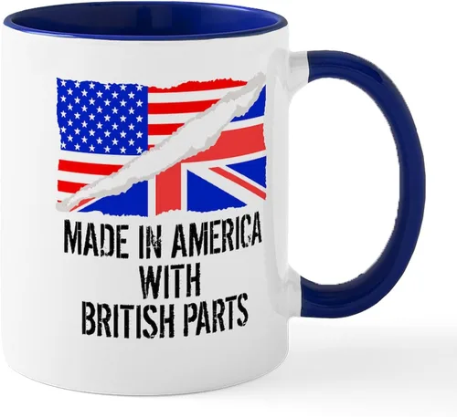 Vista 16 de CafePress British American Translations Taza de café de cerámica (11 oz)