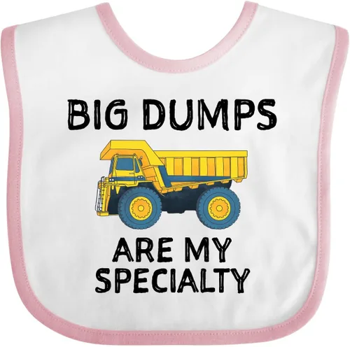 Vista 10 de inktastic Big Dumps Are My Specialty - Divertido y lindo babero para bebé