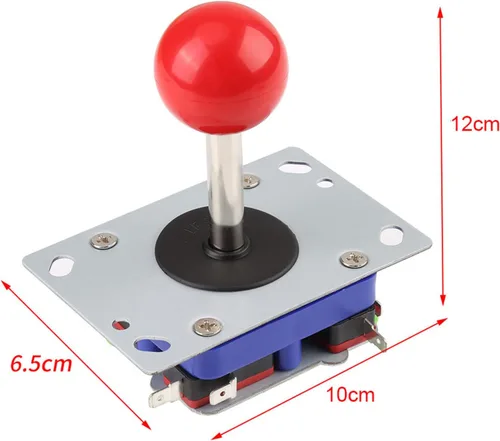 Vista 7 de Arcade Joystick Zippy Joystick Clásico 248 Way Juego Joystick Bola Ajustable Competencia Estilo Mango Largo Joystick Happ Joystick para Arcade