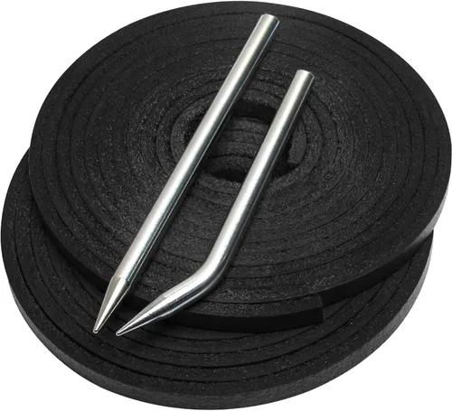 Vista 20 de Softball Baseball Glove Lace, Mitt Lace Repair Kit Includes 2 Leather Laces and Lacing Needle for Catcher's Glove