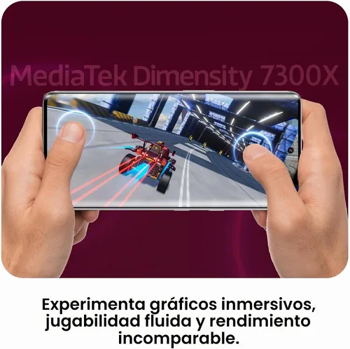 Vista 8 de BLU Bold N4 5G Desbloqueado Pantalla curva de 6.78” + pantalla trasera de 1.74” Selfie de 50MP + 16MP 512/8GB NFC Android 15 Versión