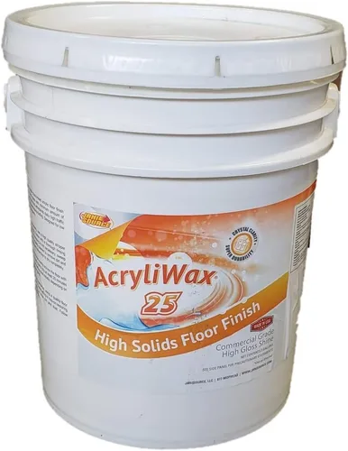 Vista 3 de Acryliwax 25 - Cera comercial de alto brillo y acabado de piso 1 galón..