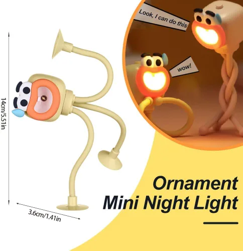 Vista 6 de Luz Nocturna de Forma Cambiable Graciosa, 2025 Luces Nocturnas DIY de Forma Divertida para Habitación de Adultos, Niños y Niñas, Luz Nocturna