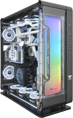Vista 6 de Thermaltake Pacific Core P8 DP-D5 Plus - Placa distribuidora con bomba combinada, diseñada específicamente para el chasis Core P8, capacidad de 15.2