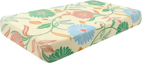 Vista 67 de SearchI Fundas de cojín elásticas impresas para sofá, fundas de cojín de repuesto para sofá, protector de muebles suave con parte inferior elástica