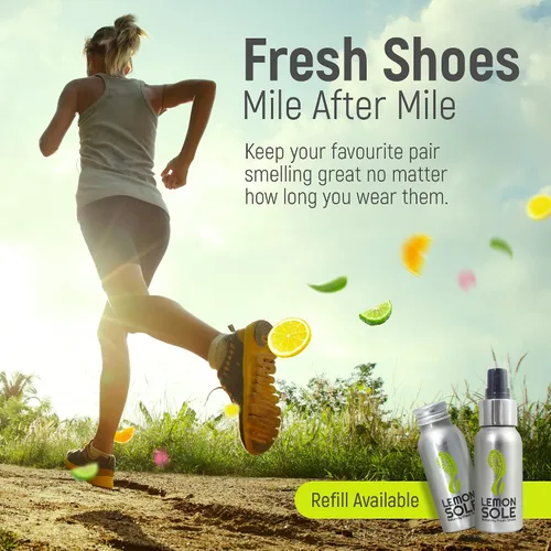 Vista 3 de Ambientador y desodorante natural para zapatos, spray refrescante para zapatos con 6 potentes aceites esenciales para control de olores a largo