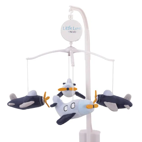 Vista 6 de Little Love by NoJo National Park Brown, Tan Bears y Deer Plush Musical Mobile