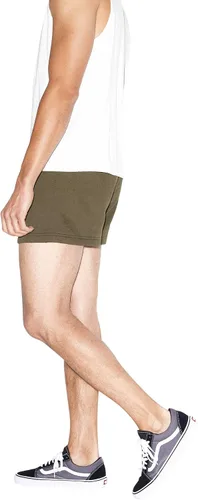 Vista 3 de American Apparel California - Pantalones cortos de forro polar retro para hombre