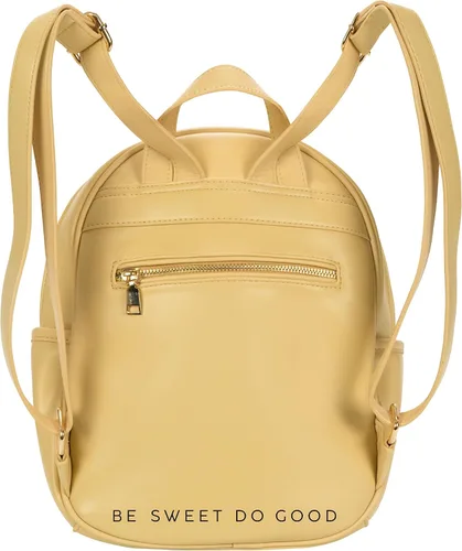 Vista 4 de Bolso tipo mochila Kawaii Burger Bolso mochila de moda para mujeres y niños Piel sintética