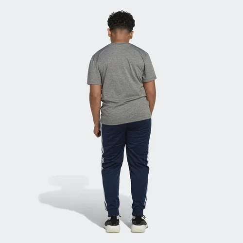 Vista 4 de adidas Pantalón deportivo icónico de tricot para niños, azul marino universitario, S (8 Plus), Azul marino colegial