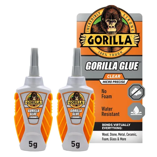 Vista 9 de Gorilla - Pegamento transparente, botella de 1.75 onzas (paquete de 1) - Cristal claro, para todo uso y resistente al agua
