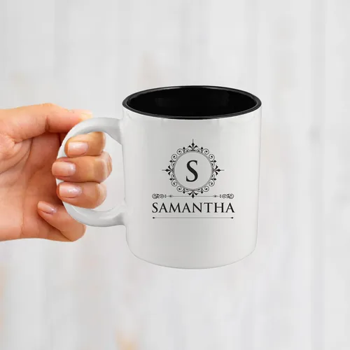Vista 5 de The Wedding Party Store Taza personalizada grabada para café y té - Taza de café y té personalizada (blanca)