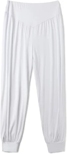 Vista 105 de Pantalones de algodón modal para mujer de AvaCostume, pantalones suaves para practicar yoga o deportes.