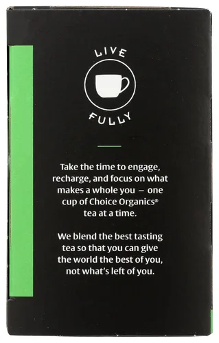Vista 4 de Elija té orgánico, bolsas de té de 16 unidades (paquete de 6)