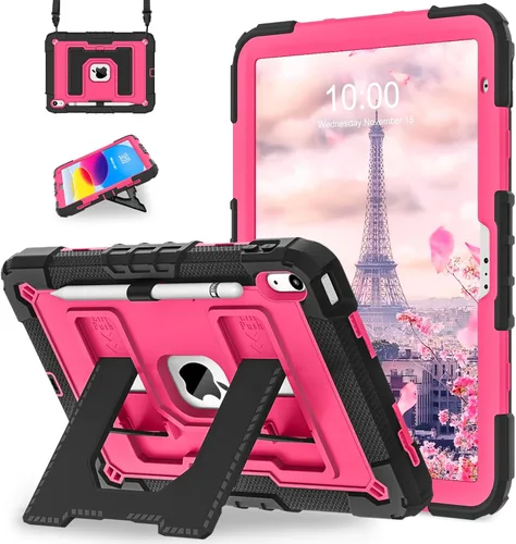 Vista 16 de WESOROL Funda para iPad A16 11ª Generación 11 Pulgadas (2025) iPad 10ª Generación 10.9 Pulgadas (2022), Fundas i Pad A16 Grado Militar Resistente a