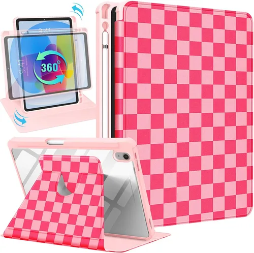 Vista 20 de Uppuppy Funda para iPad A16 – para Funda de iPad 10ª Generación 10.9 Pulgadas Linda Mujeres Niñas Femenina Bonita Kawaii Dibujos Animados Perro
