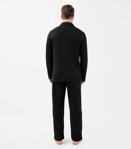 Vista 42 de DAVID ARCHY - Pijama de algodón con botones para hombre