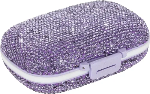 Vista 25 de Organizador de píldoras de medicina Pastillero de viaje para bolso Pastillero portátil Pequeño contenedor de píldoras Lindo estuche de píldoras