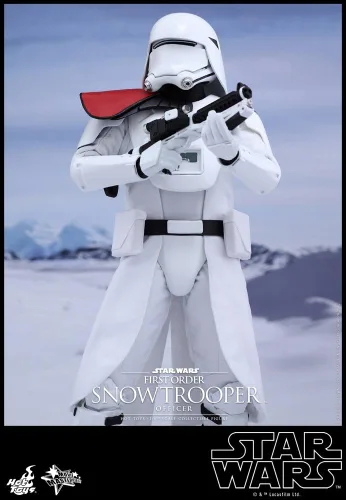 Vista 4 de Hot Toys Escala 1:6 Star Wars El Despertar de la Fuerza de la Primera Orden Snowtrooper Oficial Juguete (blanco)