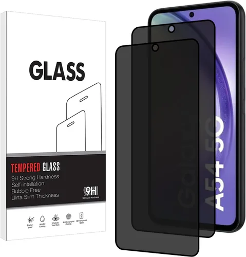 Vista 10 de Protector de pantalla de privacidad para Samsung Galaxy A15 + protector de lente (2+2) Dureza 9H, resistente a los arañazos, vidrio templado