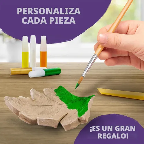 Vista 4 de NATIONAL GEOGRAPHIC - Kit de manualidades de arcilla para modelar – Arcilla seca al aire para niños, kit de manualidades con arcilla de 2 libras