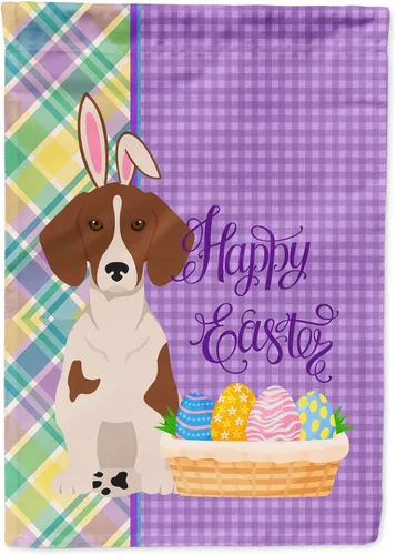 Vista 55 de Caroline's Treasures WDK4925GF Bandera de Pascua Airedale Terrier negra y tostada, tamaño jardín, bandera decorativa para patio exterior, patio