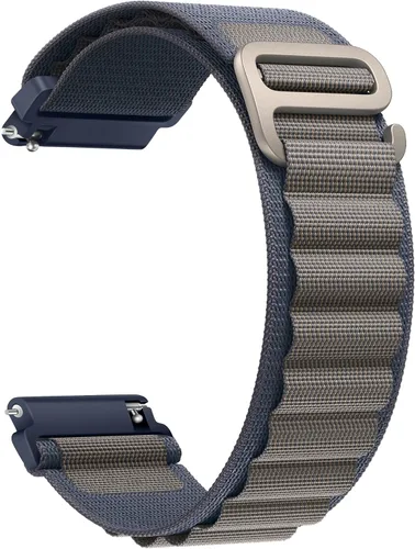 Vista 23 de Correa de nylon compatible con Samsung Galaxy Watch 7/FE/6/5 Pro 4 3/Watch 4 6 Classic/Active/Gear S2 S3 Frontier, correa de bucle deportivo de 20