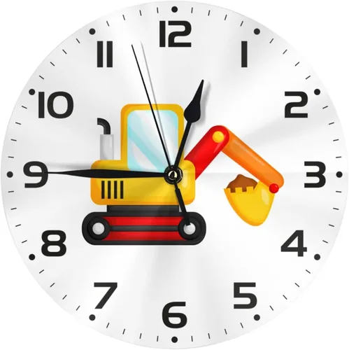 Vista 11 de Reloj de pared para niños y niñas, de 10 pulgadas, silencioso, sin tictac, fácil de leer, para niños, niñas, decorativo para habitación de niños