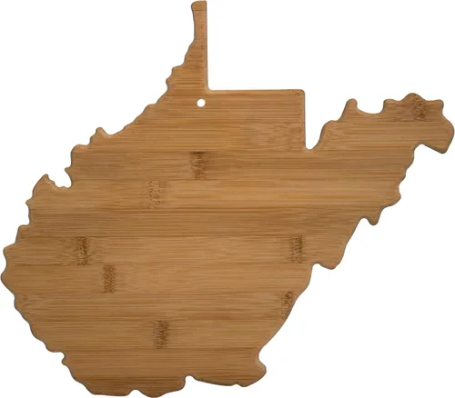 Vista 27 de Tabla para cortar y servir modelo Alabama de Totally Bamboo, de bambú 100%, para cocina y entretenimiento, Alabama, Marrón