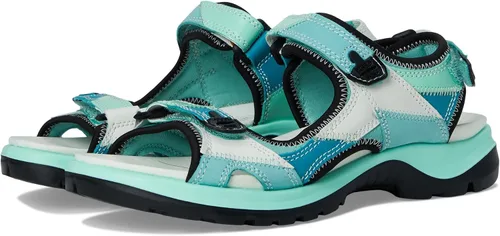 Vista 55 de ECCO Yucatan, sandalia deportiva para mujer Aire/Nubuck azul polvoriento