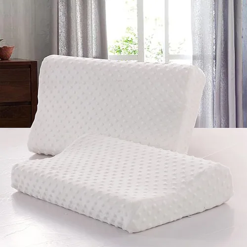 Vista 5 de Almohada cervical de espuma viscoelástica para aliviar el dolor de cuello, almohada ergonómica para dolor de hombro, almohada de contorno