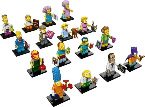 Vista 2 de LEGO Minifiguras Los Simpsons Serie 71009 Kit de Construcción
