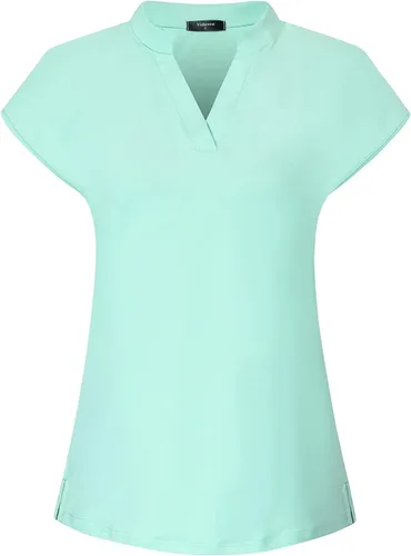 Vista 38 de Camisas de golf para mujer, polo, tenis, camisetas deportivas, camisetas de entrenamiento