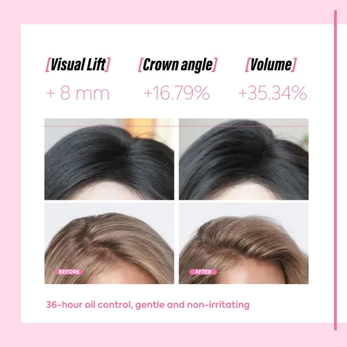 Vista 7 de Spray de volumen esponjoso para mujeres, levantamiento instantáneo de raíces y polvo de peinado con acabado mate, spray texturizante ligero
