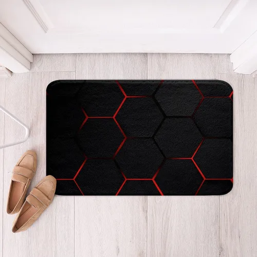 Vista 24 de Feelyou Tapetes de baño estampados, con patrón de sombrero occidental, para niños y niños, vaquera rosa, para ducha, accesorios de baño abstractos