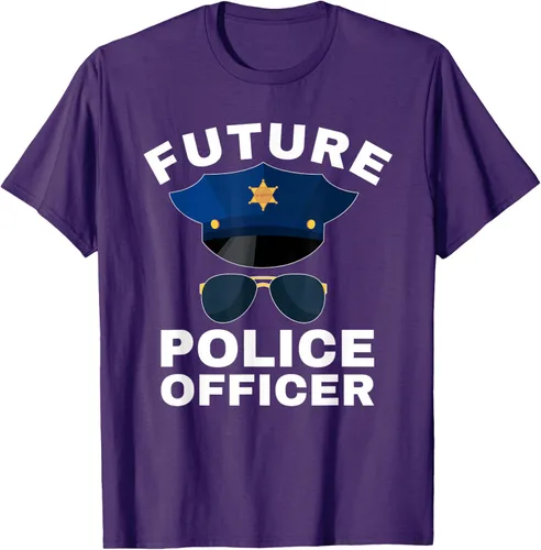 Vista 14 de Camiseta de policía para niños con texto en inglés «Proud Cop Dad»