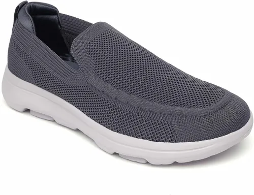 Vista 2 de konhill Mocasines sin cordones para hombre, tenis casuales de malla