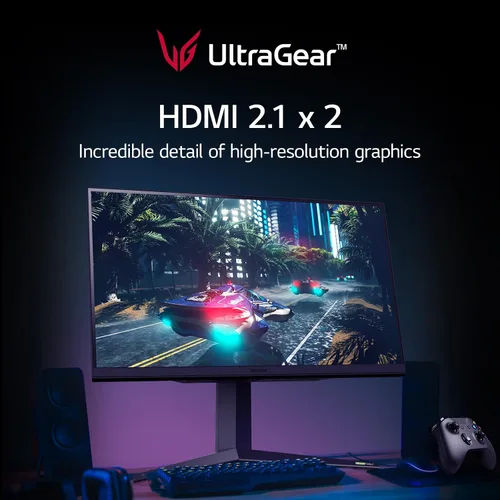 Vista 5 de LG Ultragear FHD - Monitor para juegos de 32 pulgadas 32GN50R, VA 5ms (GtG) con compatibilidad HDR 10, NVIDIA G-SYNC y AMD FreeSync Premium, 165Hz