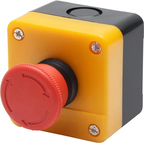 Vista 8 de APIELE Interruptor de botón de parada de emergencia hongo rojo NC de 22 mm 600 V 10 A XB2-01ZS